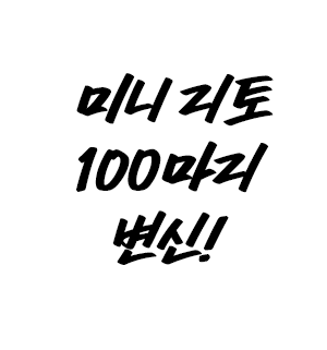 미니 리토 100마리 변신!