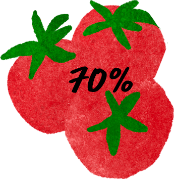 토마토 70%