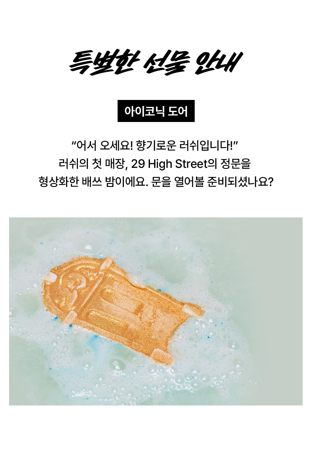 특별한 선물 안내