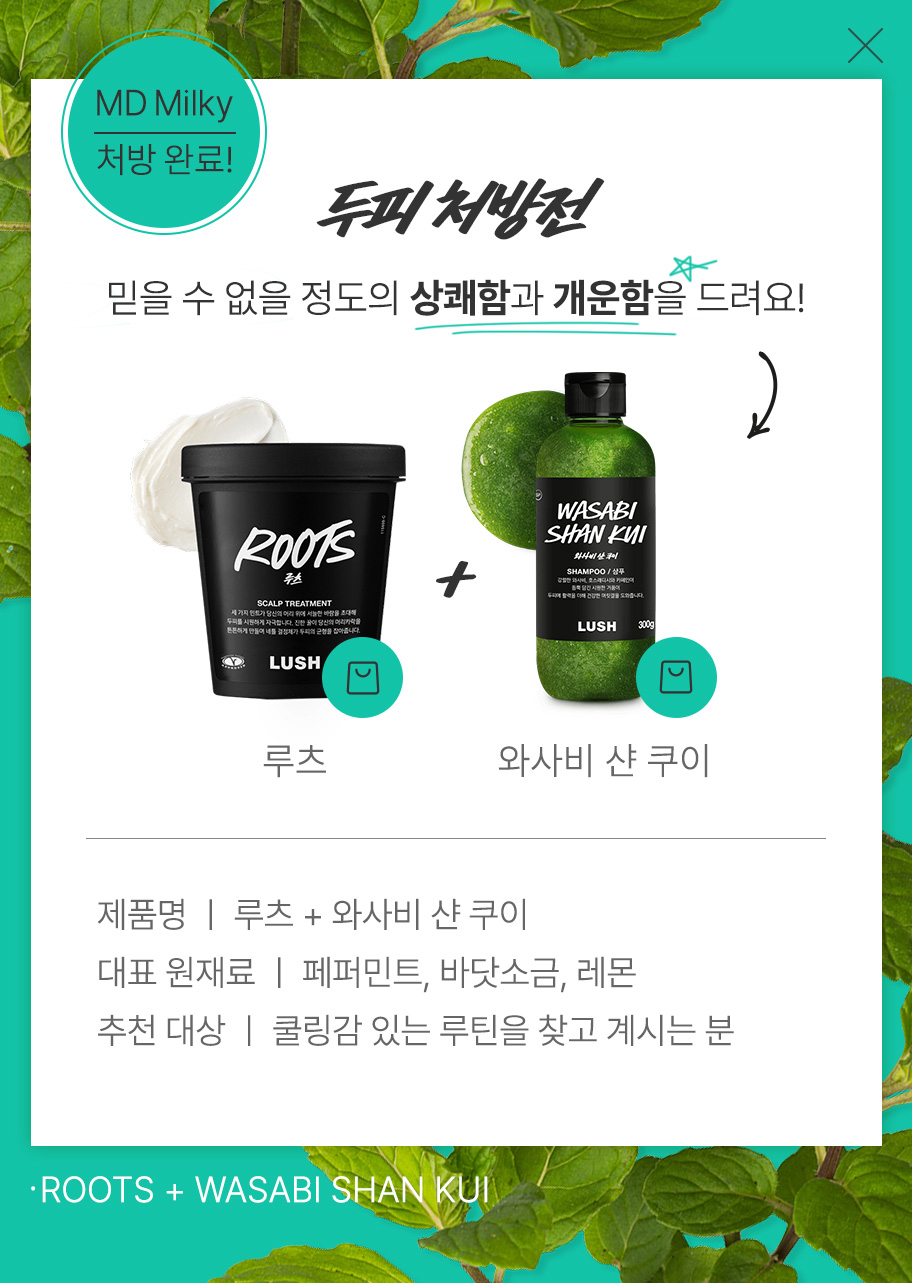 루츠 & 와사비 샨 쿠이