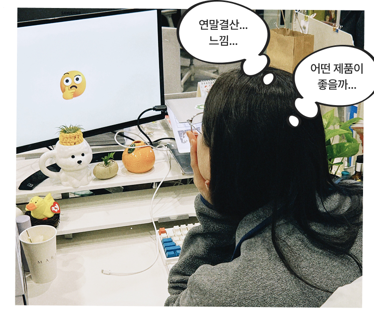 연말 결산... 느낌... 어떤 제품이 좋을까?