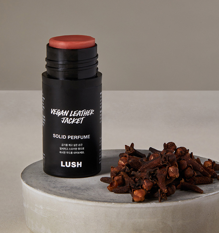 비건 레더 재킷 솔리드 퍼퓸