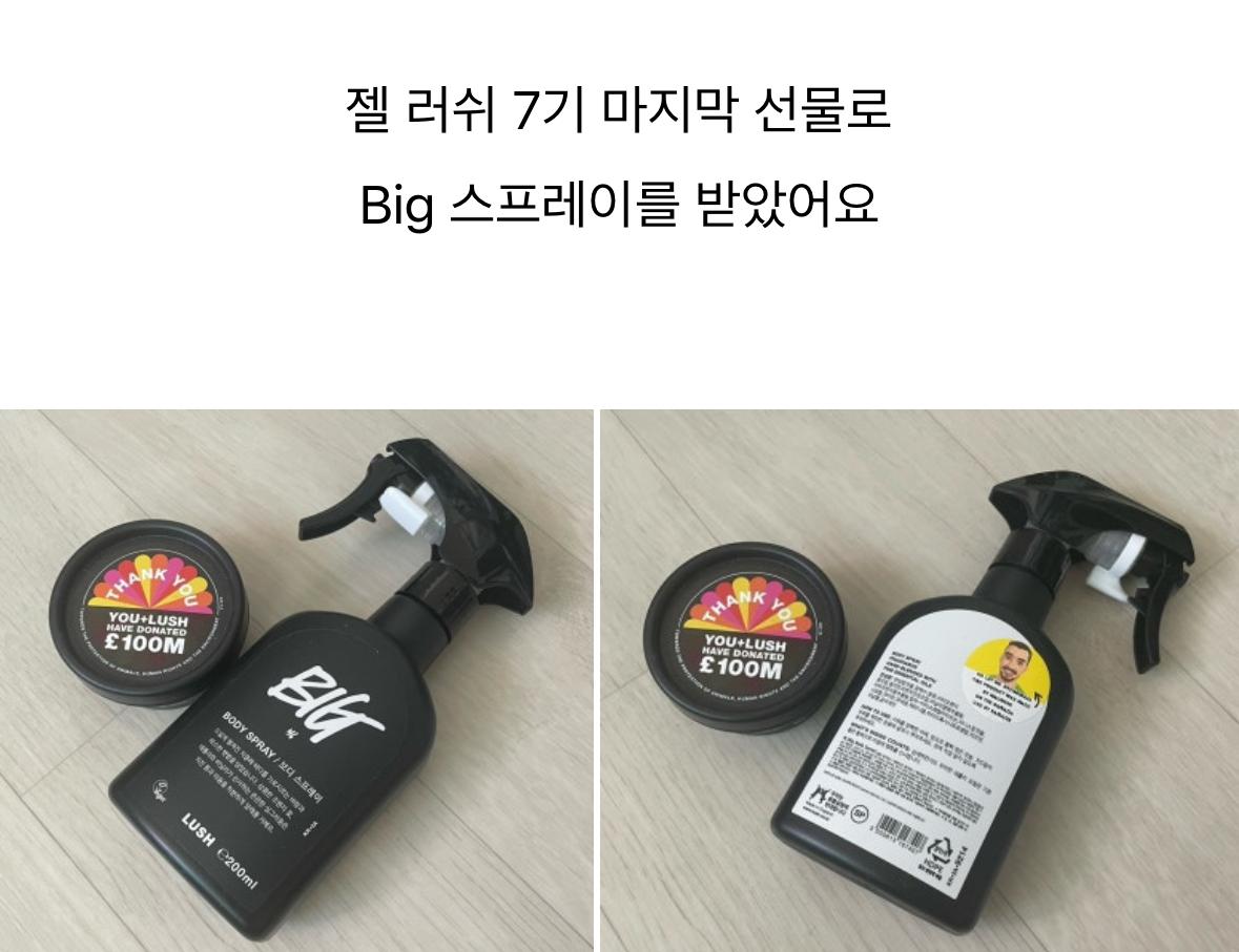  러쉬 빅 Big 스프레이, 매장 냄새 스프레이 추천