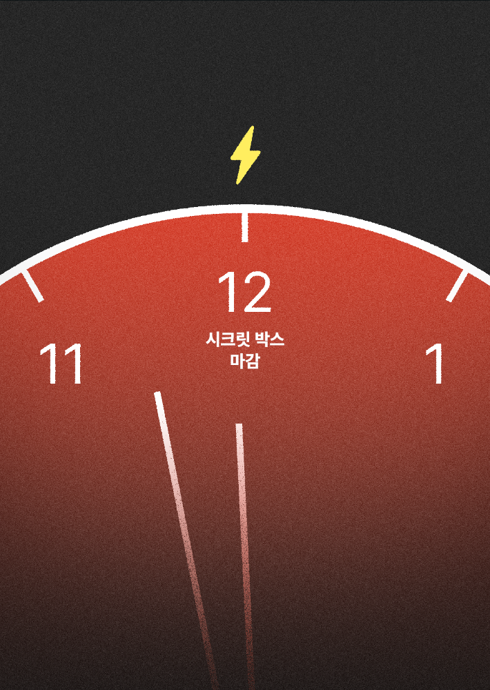 시크릿 박스 종료 임박!